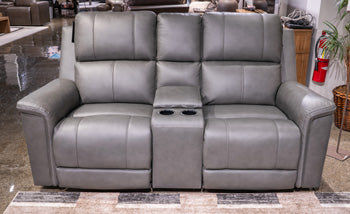 Bleckley Power Reclining Loveseat with Console - Jay's Mattress Plus (NY)