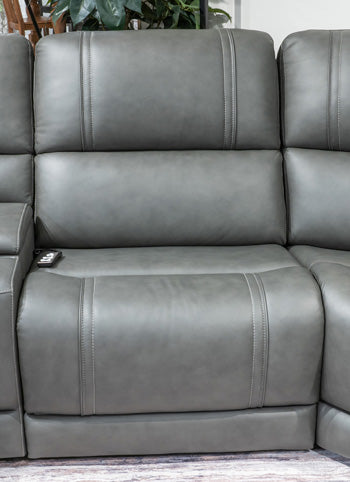 5Z - Pittson Power Reclining Sectional - Jay's Mattress Plus (NY)