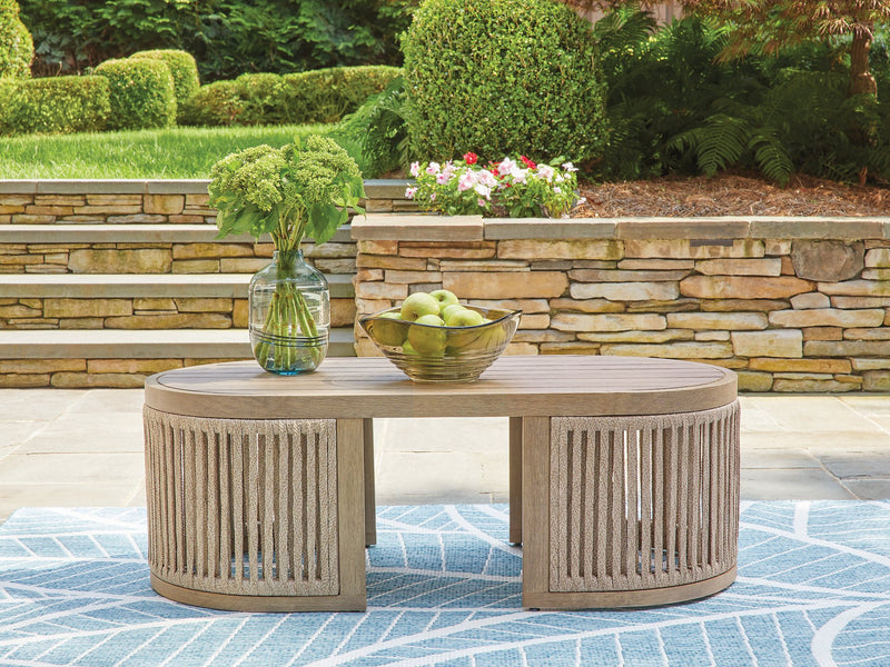 Serena Shores Outdoor Coffee Table - Jay's Mattress Plus (NY)