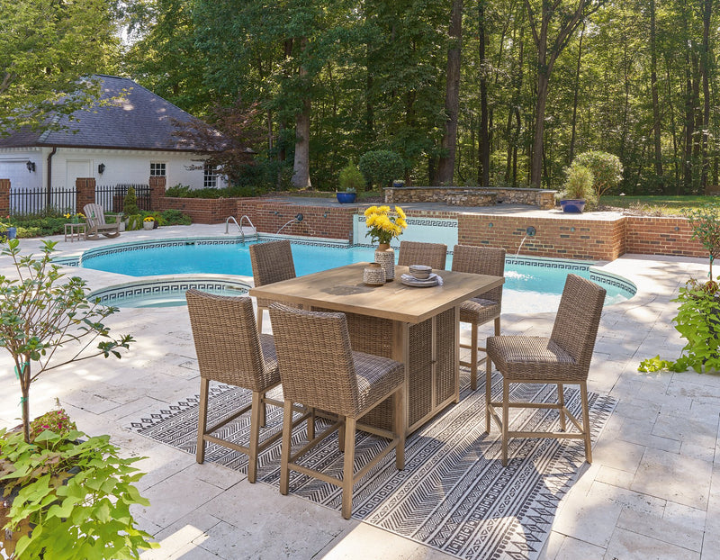 Walton Bridge Outdoor Dining Set - Jay's Mattress Plus (NY)