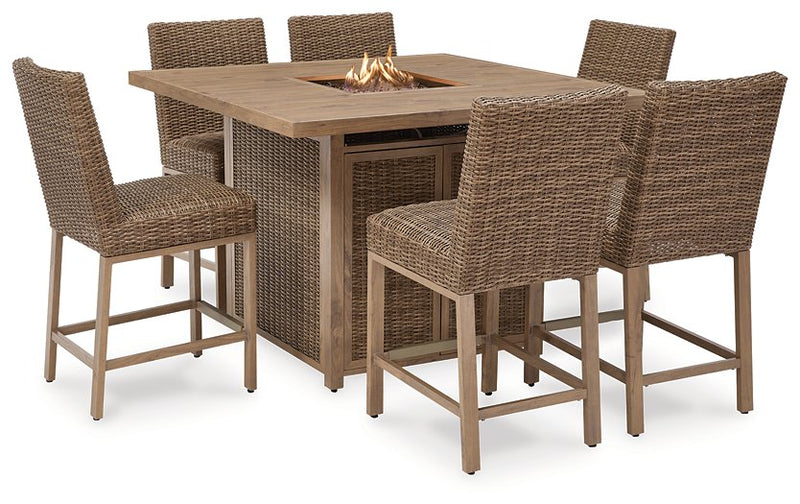 Walton Bridge Outdoor Dining Set - Jay's Mattress Plus (NY)