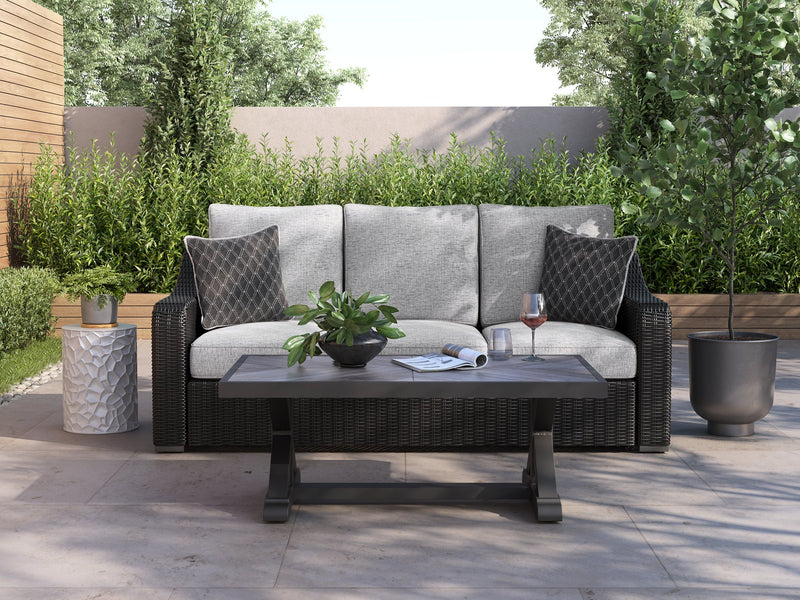 Beachcroft Outdoor Sofa with Cushion - Jay's Mattress Plus (NY)