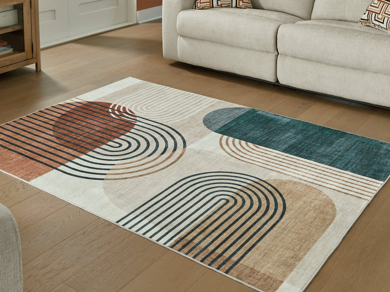 Farrendale Washable Area Rug - Jay's Mattress Plus (NY)