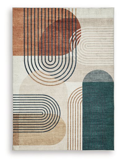 Farrendale Washable Area Rug - Jay's Mattress Plus (NY)