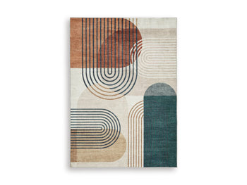 Farrendale Washable Area Rug - Jay's Mattress Plus (NY)