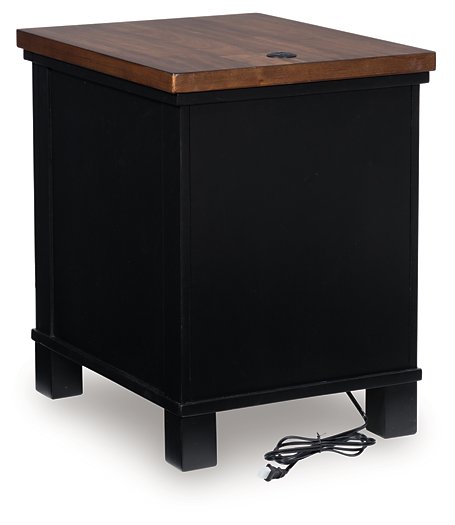 Wildenauer Chairside End Table - Jay's Mattress Plus (NY)