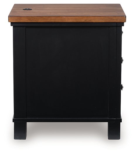 Wildenauer Chairside End Table - Jay's Mattress Plus (NY)