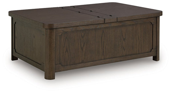Breckington Coffee Table With Storage - Jay's Mattress Plus (NY)