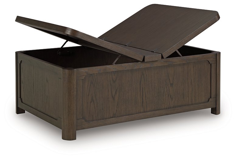 Breckington Coffee Table With Storage - Jay's Mattress Plus (NY)