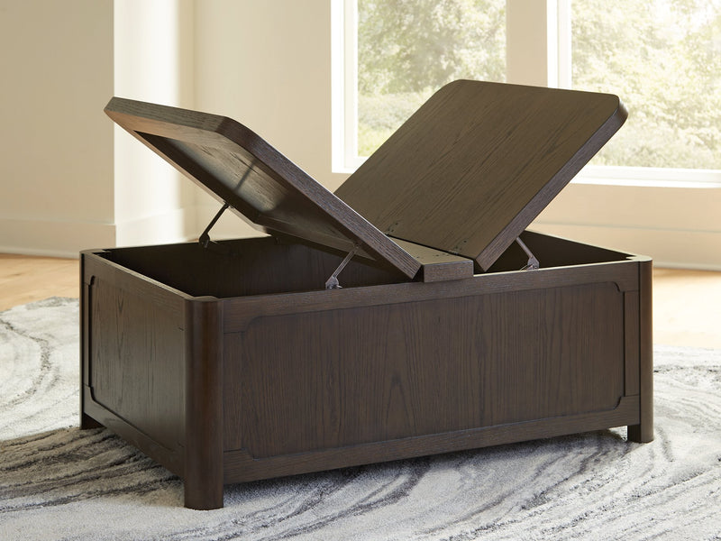 Breckington Coffee Table With Storage - Jay's Mattress Plus (NY)