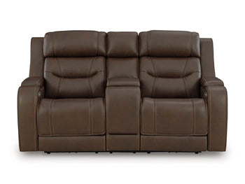 Knightington Power Reclining Loveseat with Audio Seating - Jay's Mattress Plus (NY)