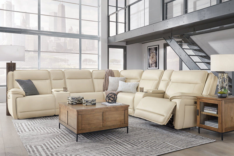 Double Deal Reclining Sectional with 2 Consoles - Jay's Mattress Plus (NY)