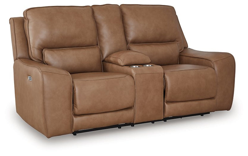 DeepWakes Power Reclining Loveseat with Console - Jay's Mattress Plus (NY)