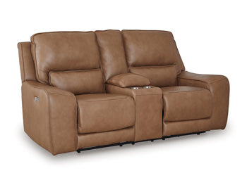 DeepWakes Power Reclining Loveseat with Console - Jay's Mattress Plus (NY)
