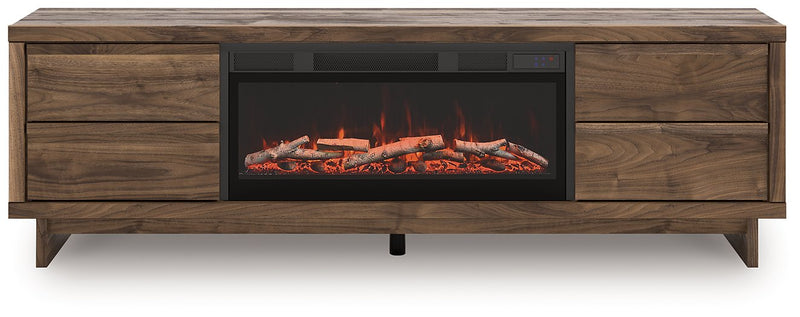 Zadilyn 72" TV Stand with Electric Fireplace - Jay's Mattress Plus (NY)
