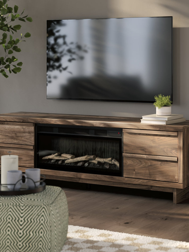 Zadilyn 72" TV Stand with Electric Fireplace - Jay's Mattress Plus (NY)