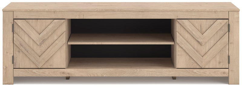 Cayboni 71" TV Stand with Electric Fireplace - Jay's Mattress Plus (NY)