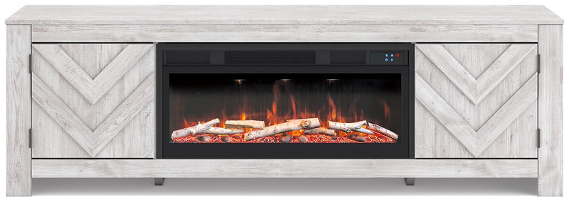 Cayboni 71" TV Stand with Electric Fireplace - Jay's Mattress Plus (NY)