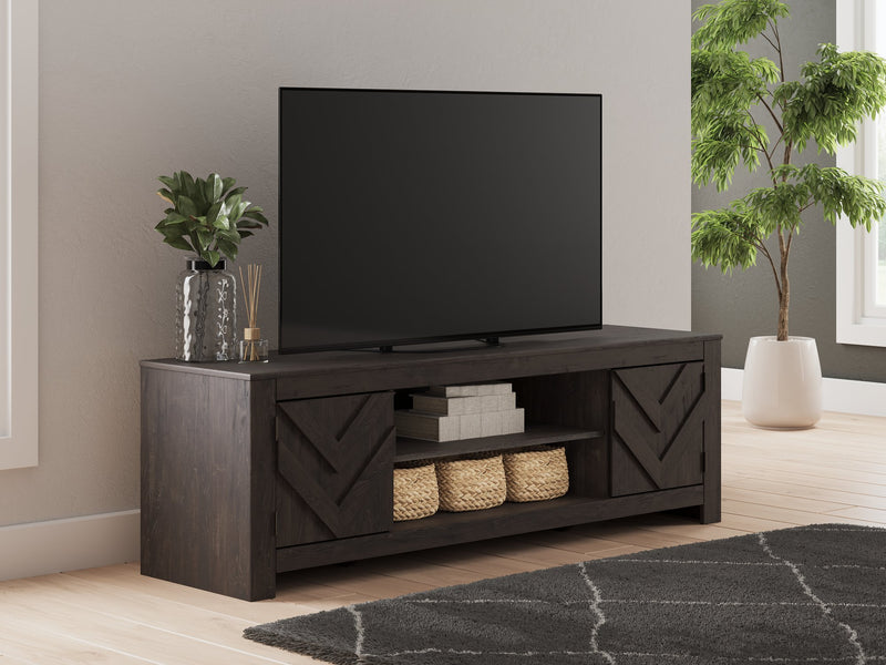 Cayboni 71" TV Stand with Electric Fireplace - Jay's Mattress Plus (NY)
