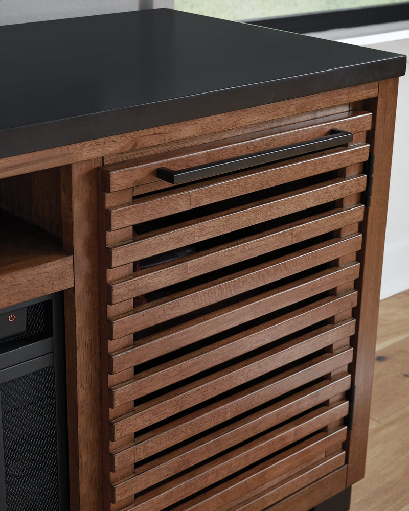 Kallari 84" TV Stand with Electric Fireplace - Jay's Mattress Plus (NY)