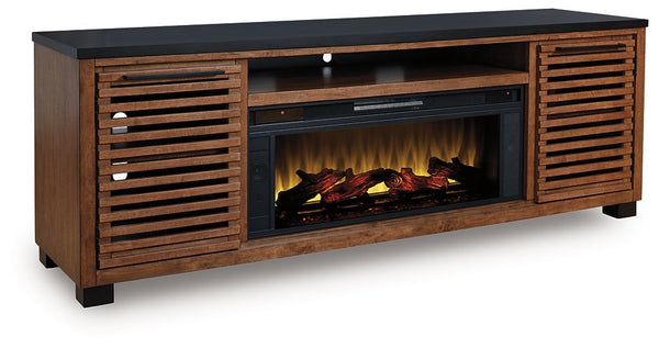 Kallari 84" TV Stand with Electric Fireplace - Jay's Mattress Plus (NY)