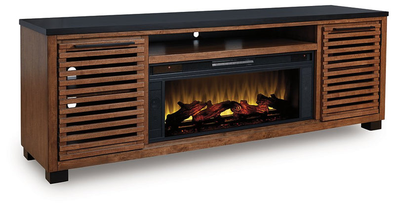 Kallari 84" TV Stand with Electric Fireplace - Jay's Mattress Plus (NY)