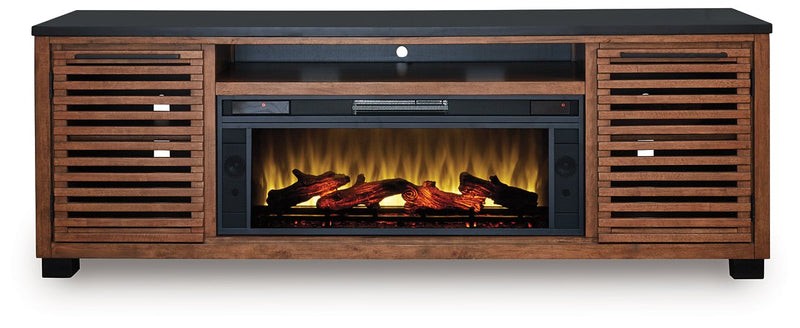 Kallari 84" TV Stand with Electric Fireplace - Jay's Mattress Plus (NY)