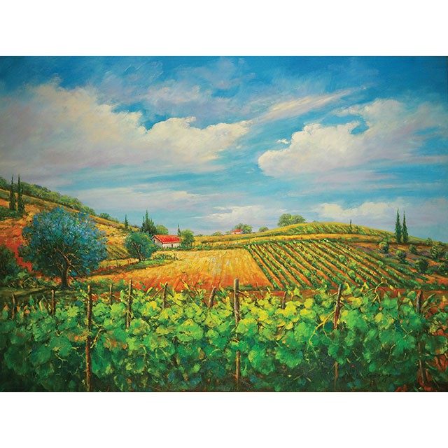 Summer In Napa Printed Canvas Painting - Jay's Mattress Plus (NY)