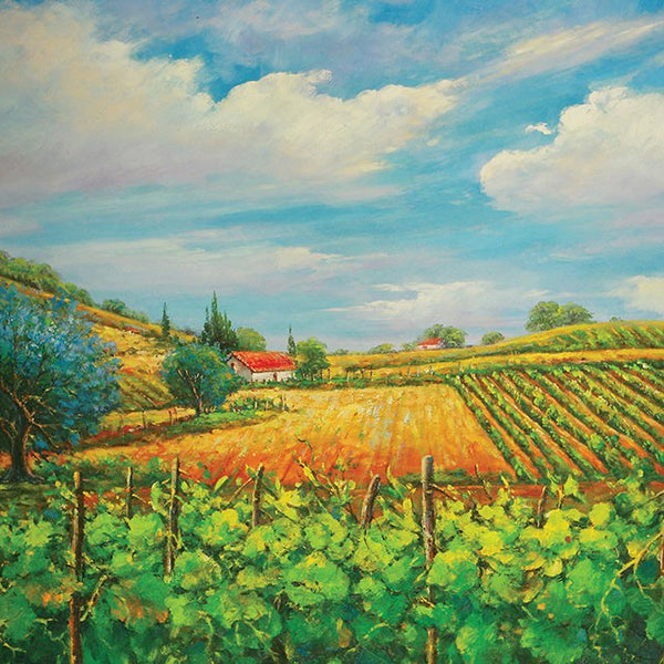 Summer In Napa Printed Canvas Painting - Jay's Mattress Plus (NY)