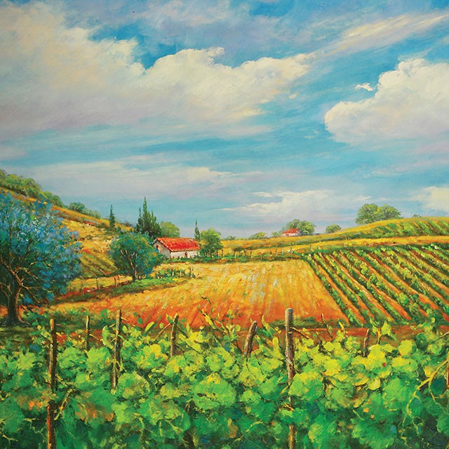 Summer In Napa Printed Canvas Painting - Jay's Mattress Plus (NY)