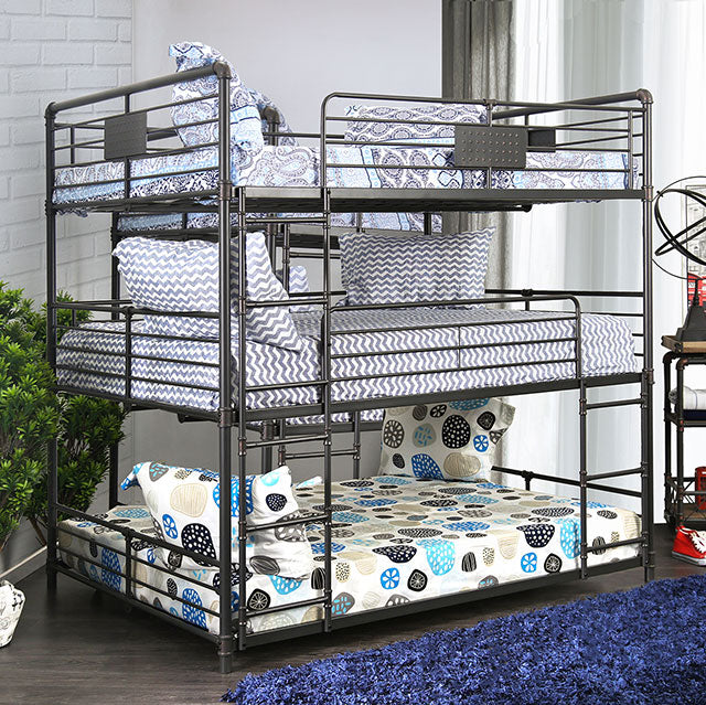 Olga I Antique Black Full/Full Bunk Bed - Jay's Mattress Plus (NY)