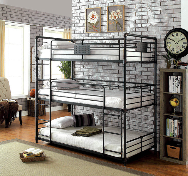 Olga I Antique Black Full/Full Bunk Bed - Jay's Mattress Plus (NY)