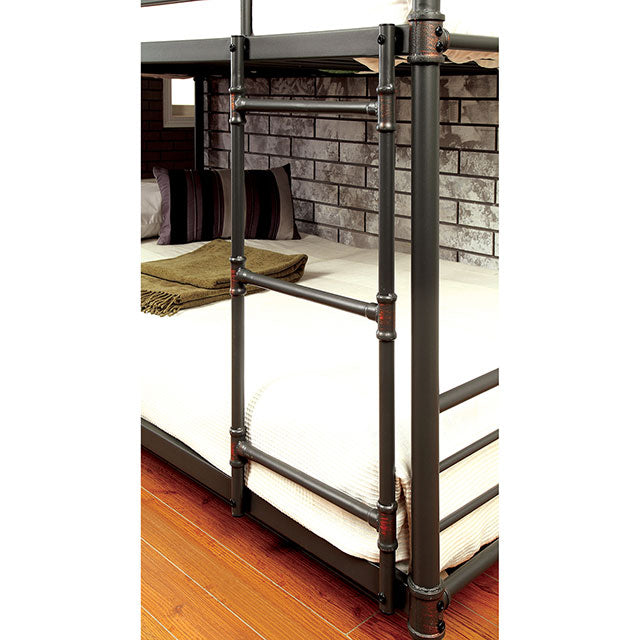Olga I Antique Black Full/Full Bunk Bed - Jay's Mattress Plus (NY)