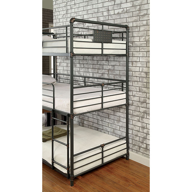 Olga I Antique Black Full/Full Bunk Bed - Jay's Mattress Plus (NY)