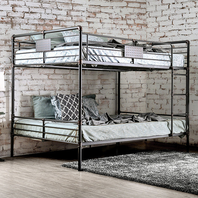 Olga I Antique Black Full/Full Bunk Bed - Jay's Mattress Plus (NY)