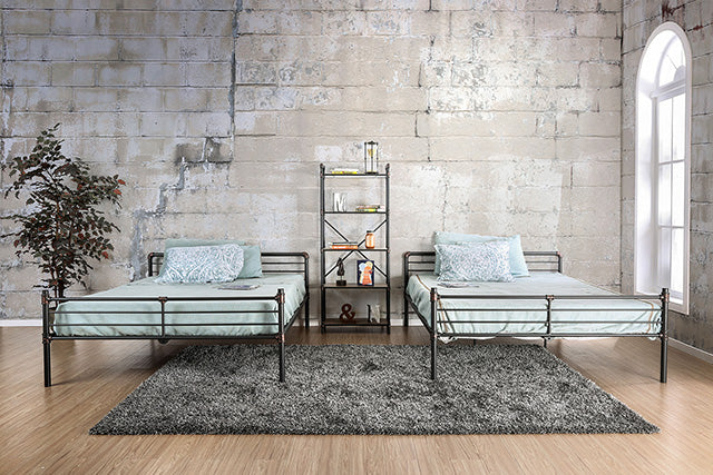 Olga I Antique Black Full/Full Bunk Bed - Jay's Mattress Plus (NY)