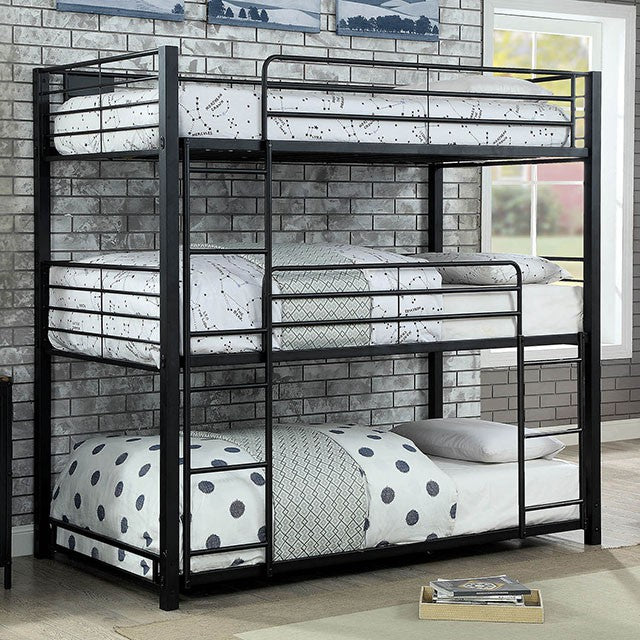 Olga I Antique Black Full/Full Bunk Bed - Jay's Mattress Plus (NY)
