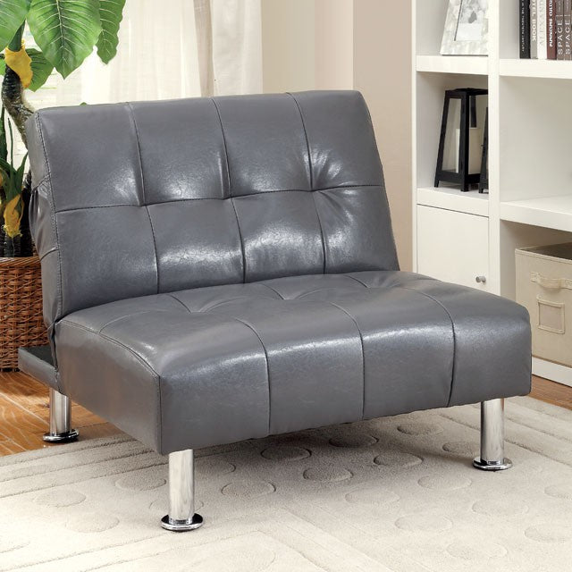 Bulle Chair Grey & Red - Jay's Mattress Plus (NY)