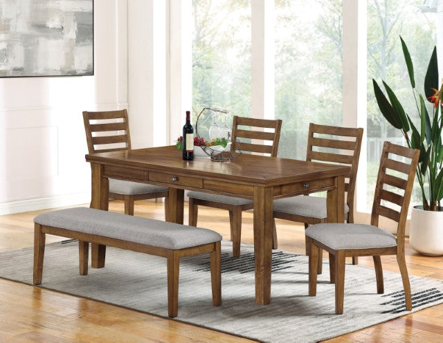 Rapidview 6 Pc Dining Table Set with Bench - Jay's Mattress Plus (NY)