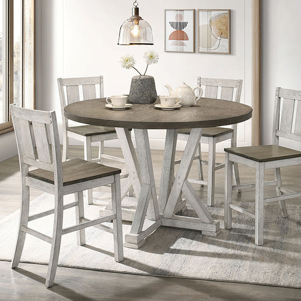 Dakota 5 Pc Counter Ht Table Set - Jay's Mattress Plus (NY)