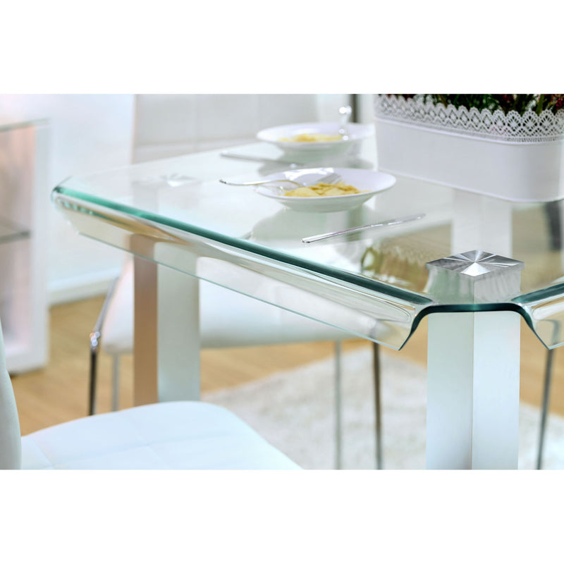 Richfield 5 Pc Counter Ht Table Set Silver - Jay's Mattress Plus (NY)