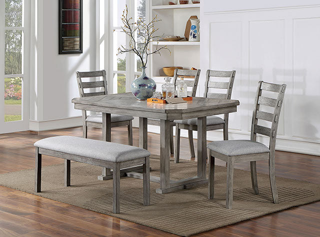 Laquila Dining Table Set Bench - Jay's Mattress Plus (NY)