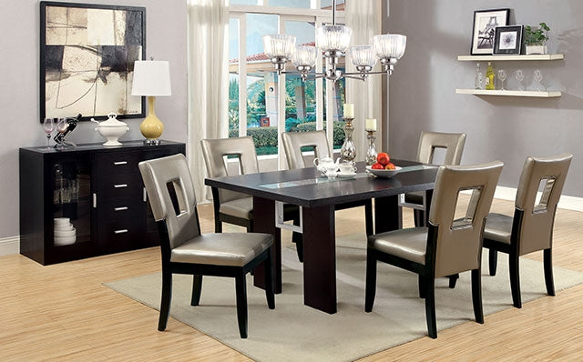 Luminar 7 Pc Dining Table Set - Jay's Mattress Plus (NY)