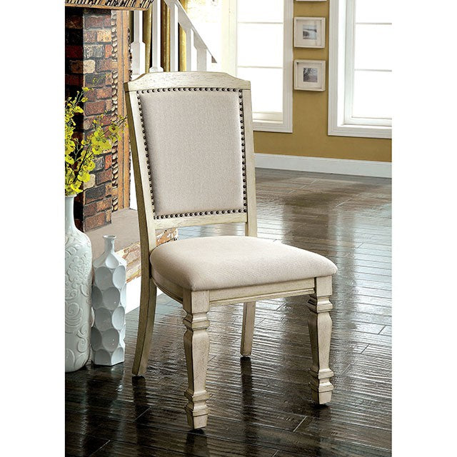 HOLCROFT Antique White/Ivory Dining Table - Jay's Mattress Plus (NY)