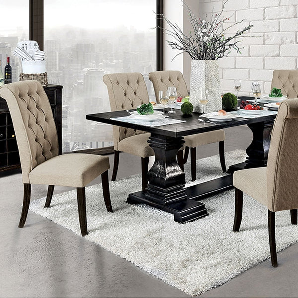 Nerissa 7 Pc Dining Table Set - Jay's Mattress Plus (NY)