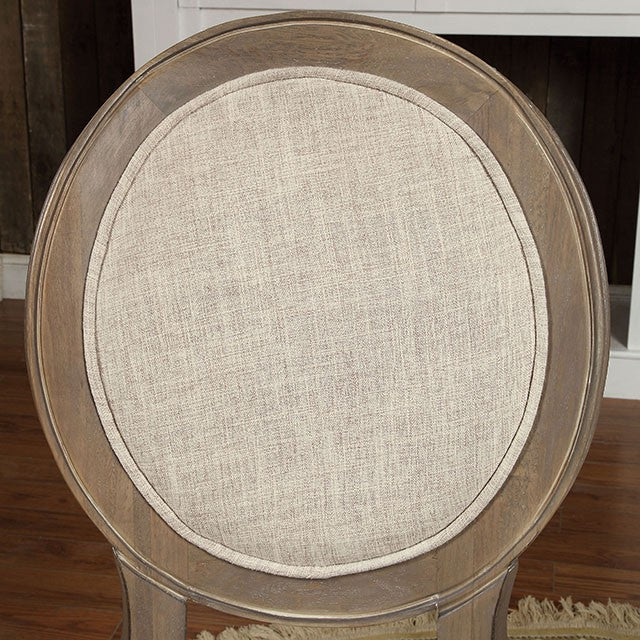 Kathryn Rustic Dark Oak Round Dining Table, Rustic Oak - Jay's Mattress Plus (NY)