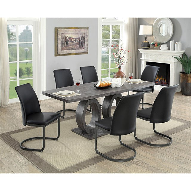 Saskia 7 Pc Dining Table Set - Jay's Mattress Plus (NY)