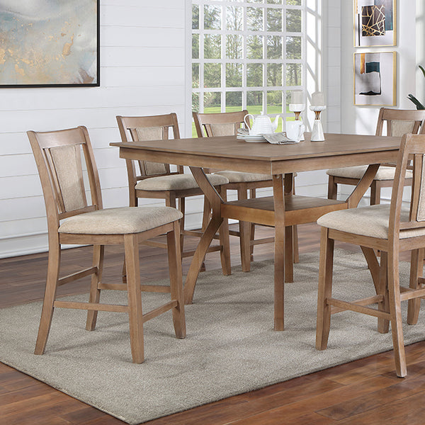 Upminster 7 Pc Counter Ht Table Set - Jay's Mattress Plus (NY)