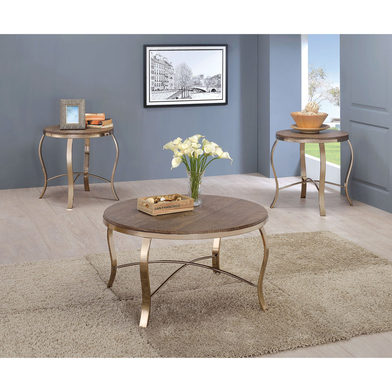 Wicklow 3 Pc. Table Set, Champagne - Jay's Mattress Plus (NY)