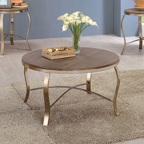 Wicklow 3 Pc. Table Set, Champagne - Jay's Mattress Plus (NY)